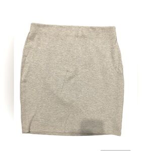 premise studio midi grey skirt